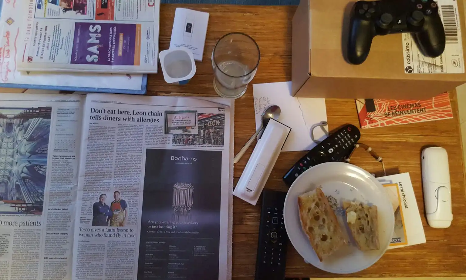 La France est étonnée, mais elle pourrait sortir pour manger.